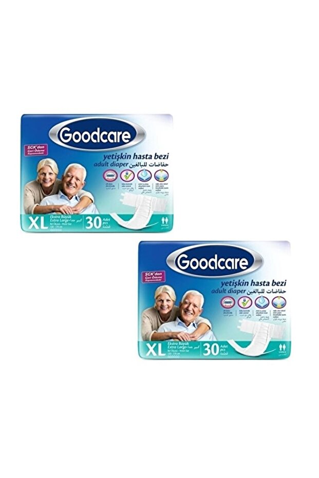 Waistband Patient Diaper 60 Pieces Xl Extra Large