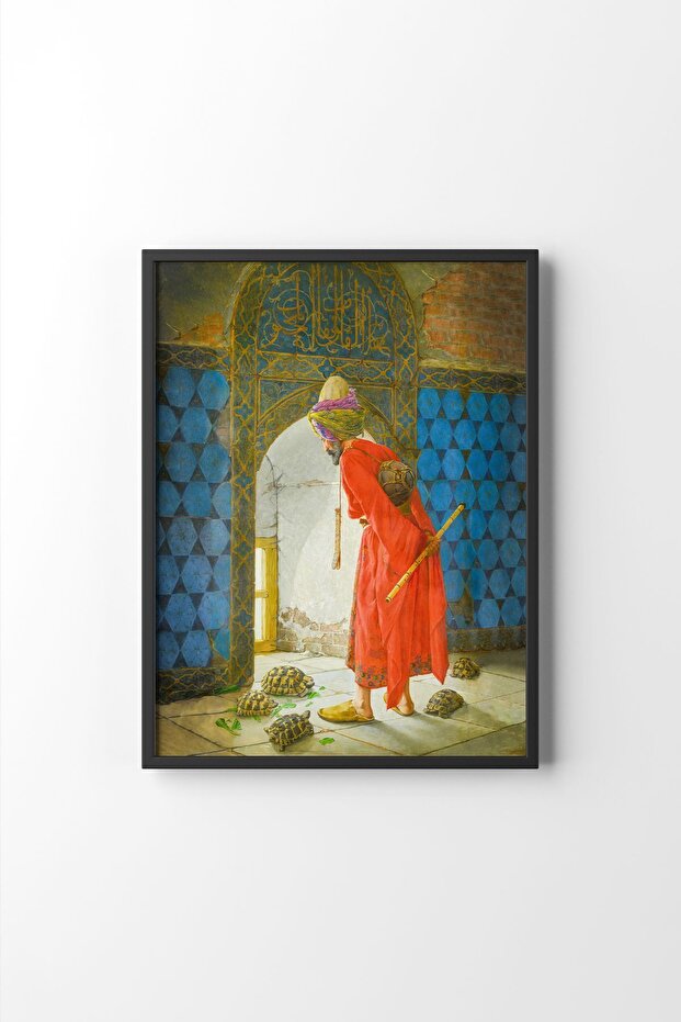 مربية السلحفاة - الإطار الأسود