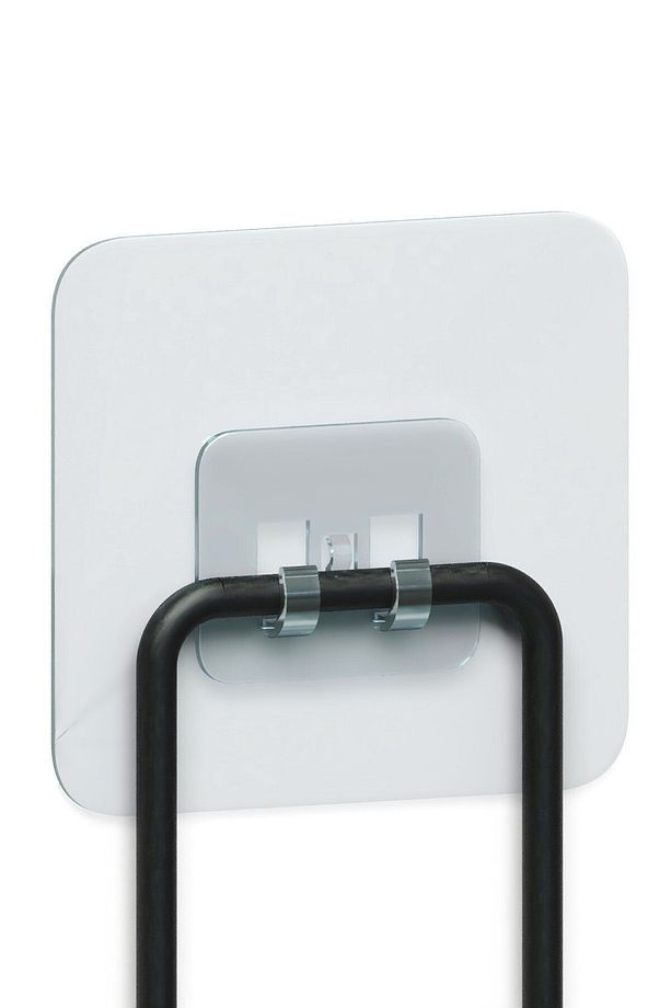7x7 CM Süper Güçlü Yapışkanlı Banyo Askısı Yedek 4 Adet Sticker Raf Tutucu Askı - 6