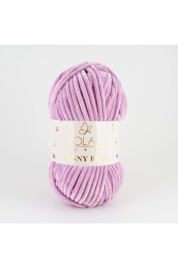 459 Leylak Soft Kadife Bunny Baby Örgü Ipi Kadife Ip Yumuşak Oyuncak Ipi Battaniye Ipi - 1