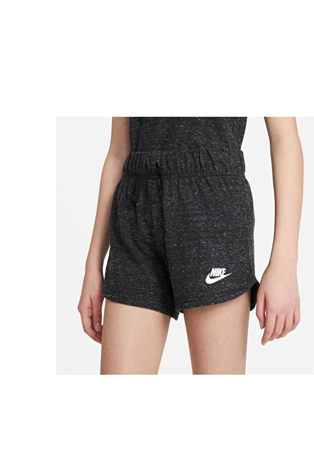 4in Jersey Çocuk Siyah Şort DA1388.032 - 3