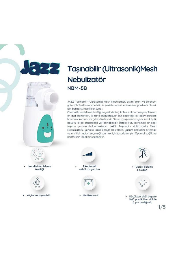 Taşınabilir (ULTRASONİK) Mesh Nebulizatör - 4