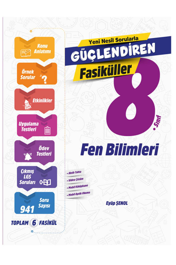8.Sınıf Ankara Güçlendiren Fasiküller FEN BİLİMLERİ / 6 Fasikül / 941 Soru / Çıkmış Sorularla - 1