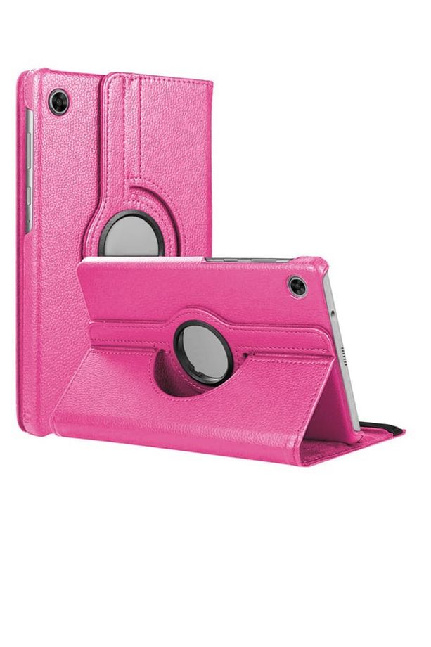 Samsung Galaxy Tab A9 (8.7' inc) PU Wake Fonksiyonu 360 Dönen Standı Tablet Kılıfı X110 - 1