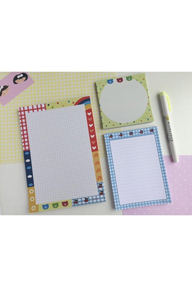 Jelibon Set Memopad/notepad/defter - 2