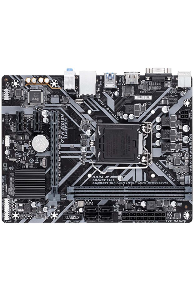 H310m-h Ddr4 Sata3 Hdmı Pcıe 16x V3.0 1151p V2 Matx - 2