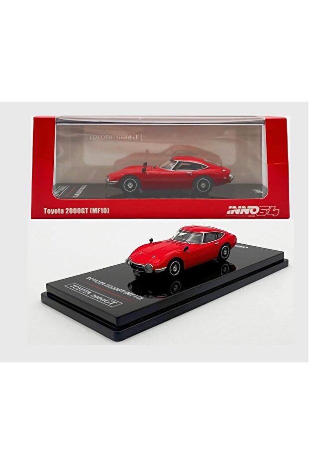 INNO64 تويوتا 2000GT MF10 أحمر شمسي
