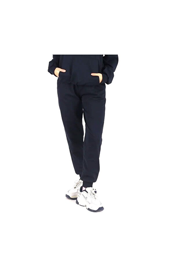 Navy Blue Pocket Sweatpants