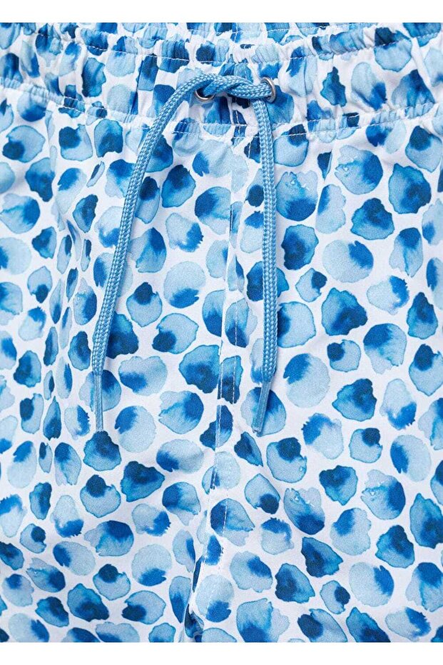 Blue Swim Shorts for Kids - 4