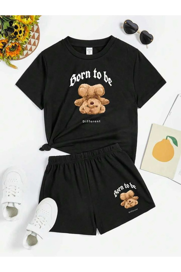 Kids Shorts and T-Shirt Set - Pockets