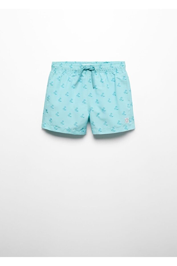 Palmiye baskılı mayo - 1