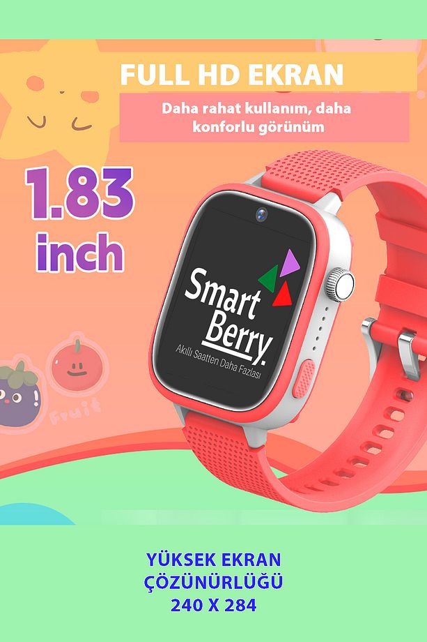 Z51 Görüntülü Görüşme Gps Wıfı Net Konum Gizli Dinleme Akıllı Çocuk Takip Saati Sim Kartlı - Siyah - 7