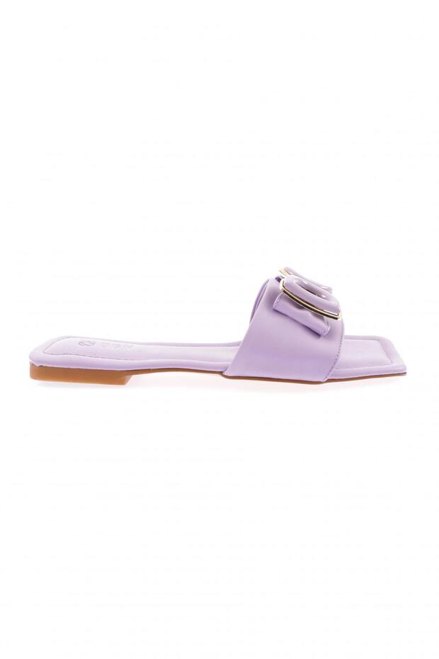 Women's Buckle Slippers Lilac 2513273