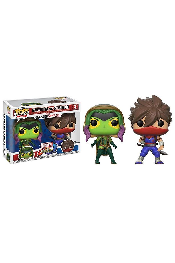 Pop Marvel Capcom Gamora Vs Strider Figürü - 1