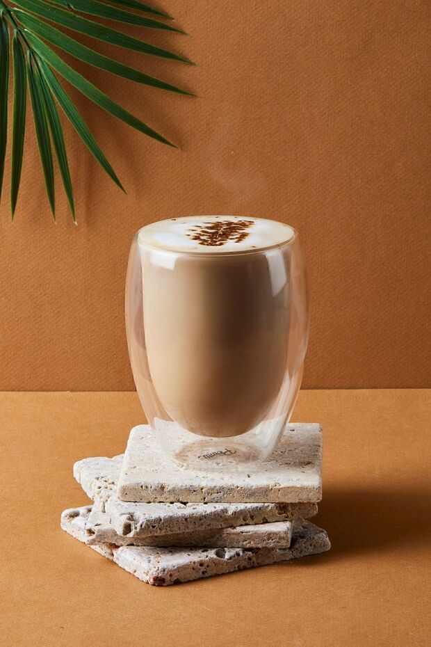 Çift Cidarlı 350ml Cam Bardak - 2