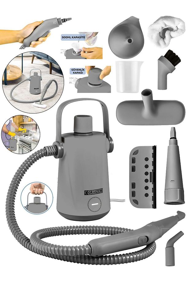 Alman EasyFix Series Profesyonel Buharlı Temizleyici Buharlı Temizlik Makinesi - 3