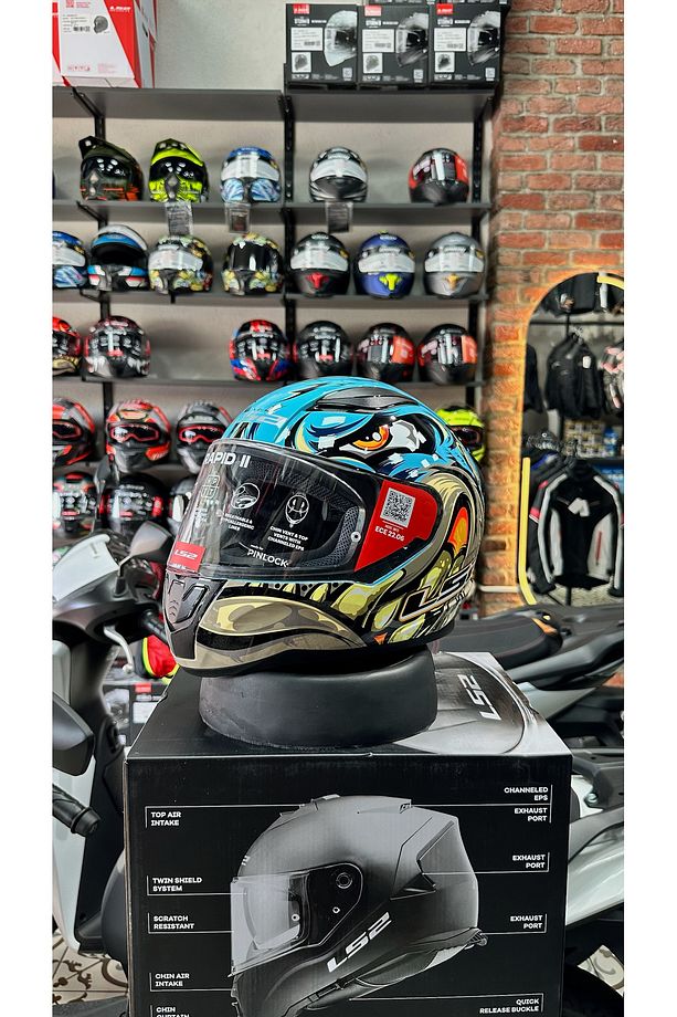 RAPID 2 NEO MAVİ-MOR KASK - 2