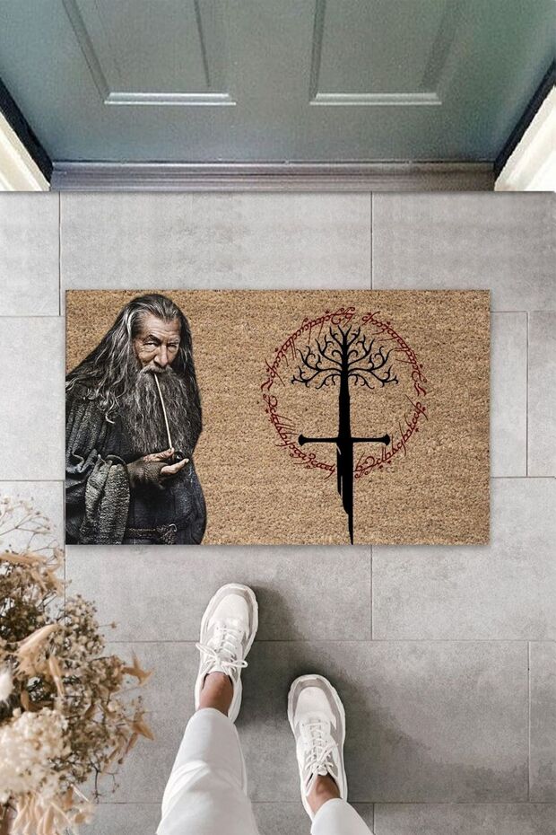 Modern Digital Print - The Lord of the Rings Humor - Doormat 70x45cm