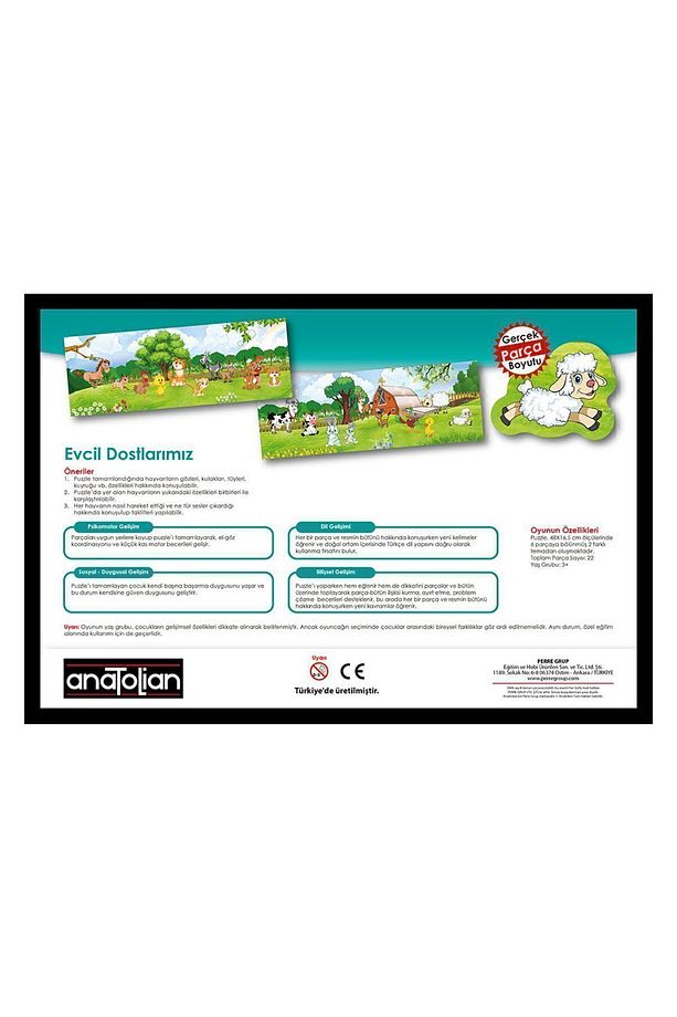 7462 Evcil Dostlarımız 22 Parça Puzzle - 2