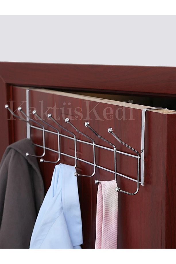 12 Kancalı Kapı Arkası Askı - Askılık - 1