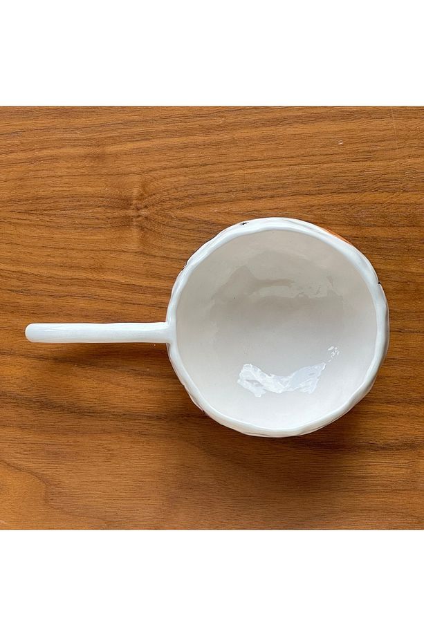 Stoneware Seramik El Yapımı Gezegen Desenli Fincan - 6