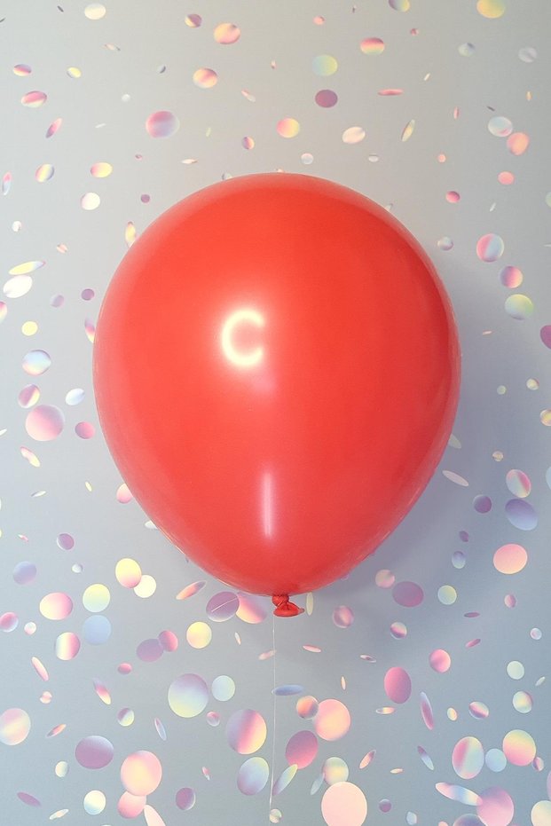 Red Balloon 10 Pieces - 12 Inc 30 Cm Party Balloon