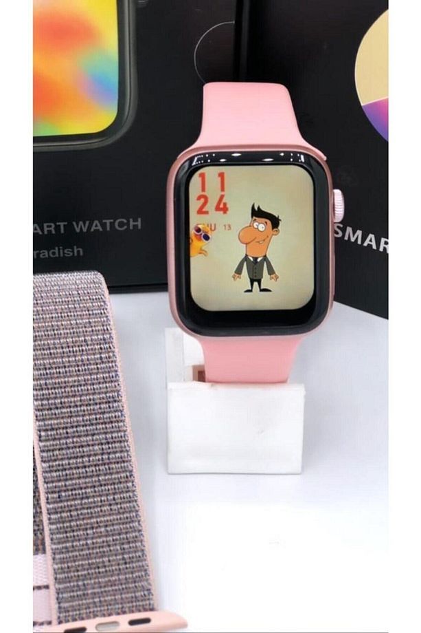 G68l Smart Watch 6s Akıllı Saat Konuşma Özellikli Türkçe Menü Yan Tuşlar Aktif Uygulama - 1