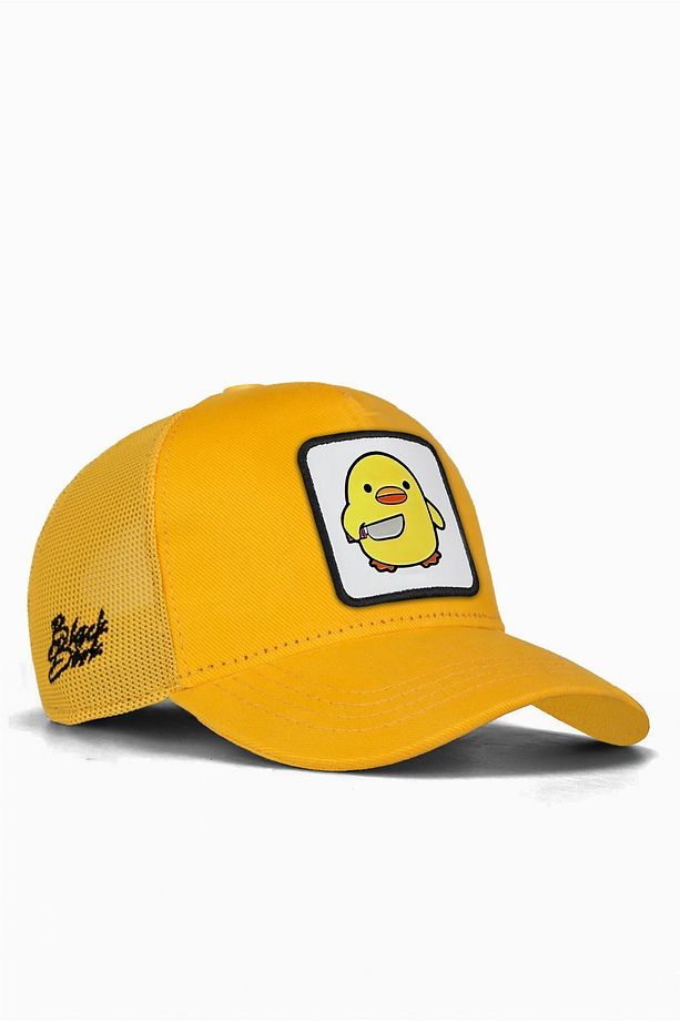 V1 Kids Civciv Logolu Sarı Çocuk Trucker Şapka - 1