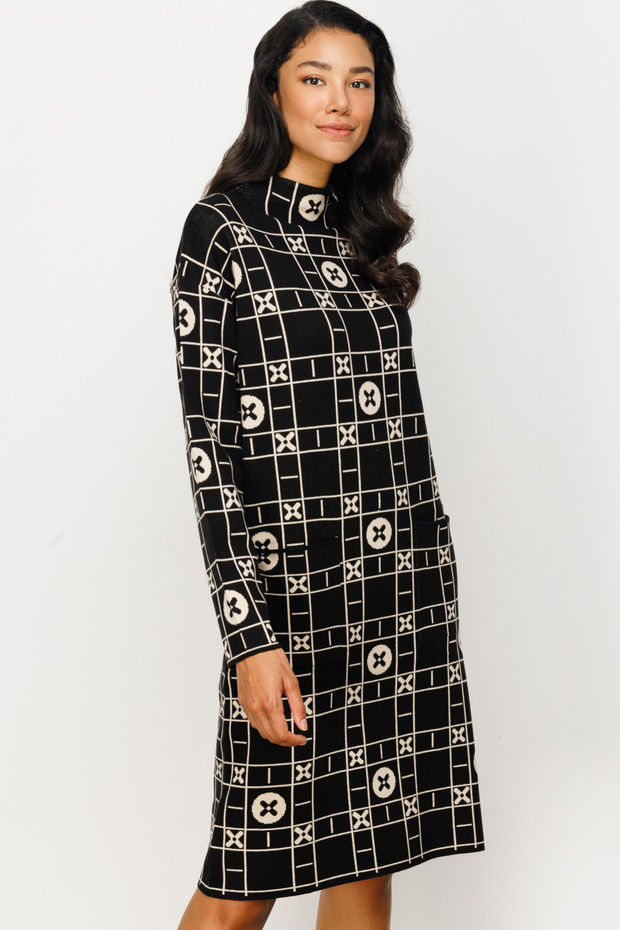 On Midi Boy Triko Elbise - 4