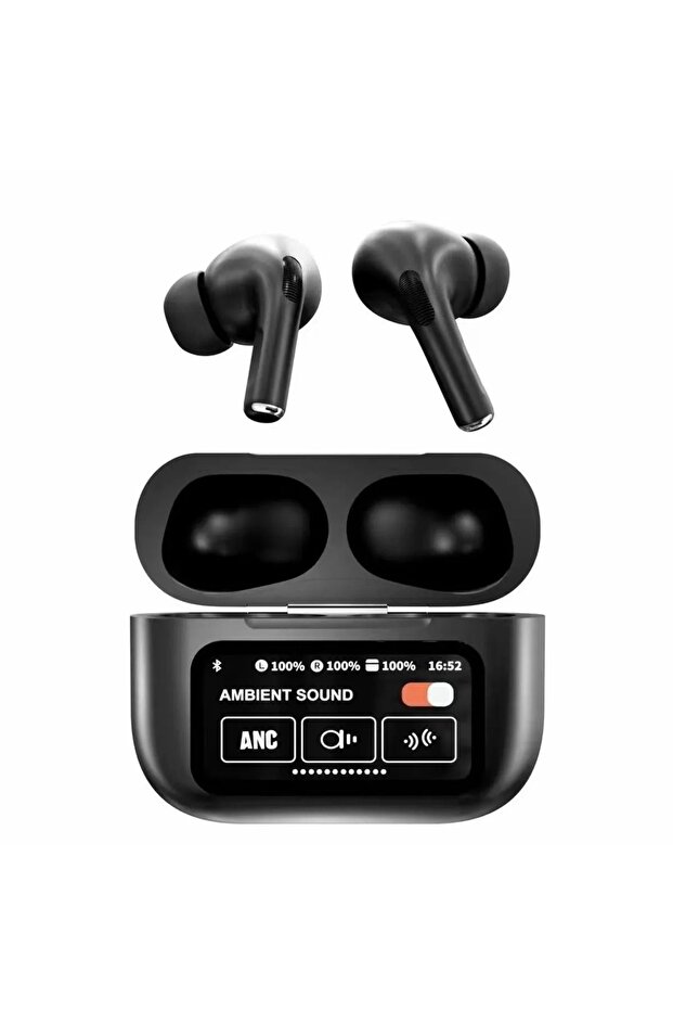 Dokunmatik Oled Ekranlı Türkçe Menü Selfie Kontrollü İos Android Bluetooth Kulaklık ANC/ENC - 5