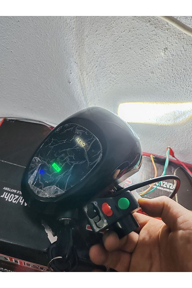 Vsm Ekran ve kontak seti kornalı farlı 48V 60V uyumludur - 1