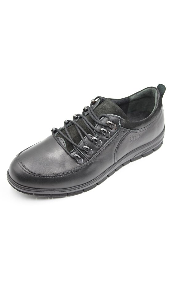 Genuine Inner and Outer Leather Non-Slip Sole Men's Winter Sporty Shoes