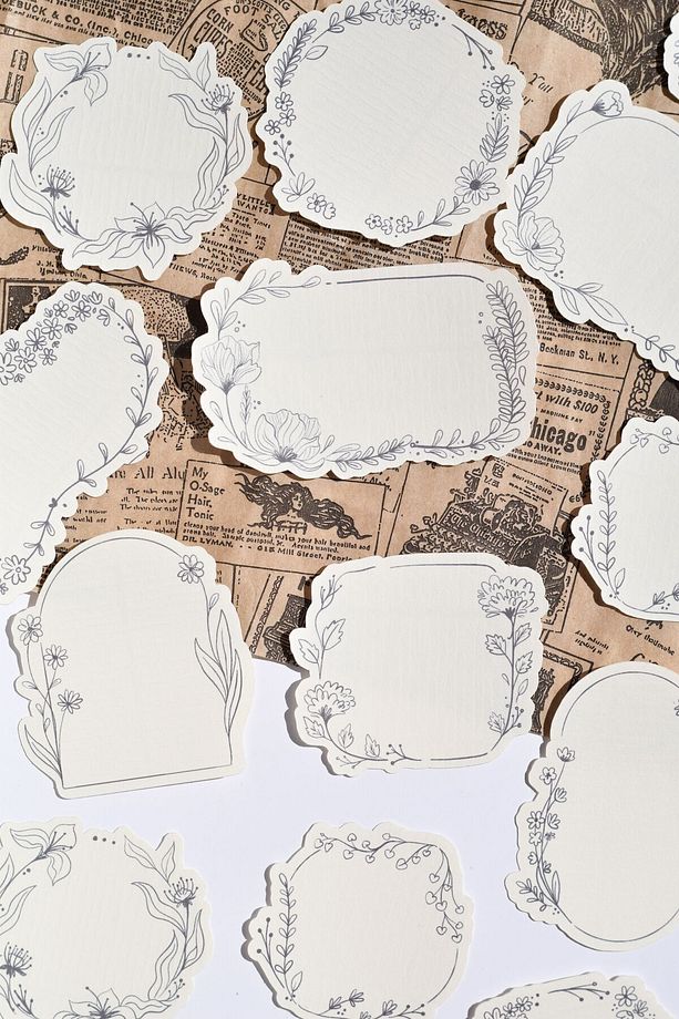 Blossom Of Spring Labels *20 Adet* / Etiket / Scrapbook - 2