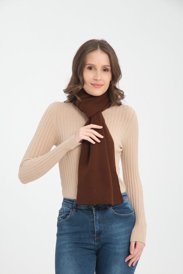 Unisex Plain Knit Scarf, Knit Scarf, Soft Textured Scarf, Men's and Women's Scarf, Scarf, Knitted.