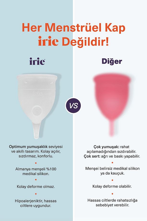 Adet Kabı Regl Kabı 2'li Paket [[regular + Small]] + Adet Kabı Temizleme Jeli + Intim Nemlendirme - 4