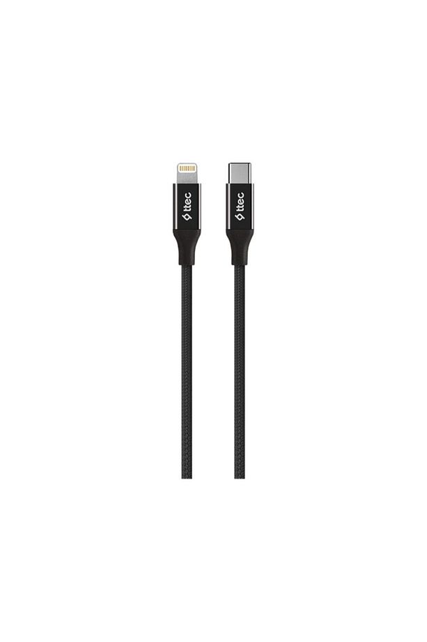 Alumicable Type-c Lightning Hızlı Şarj Kablosu 150cm Siyah - 1