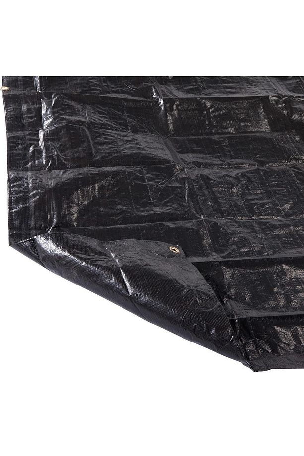 Quechua Su Sızdırmaz Kamp Zemin Matı - 3 X 4 M - Siyah - 5