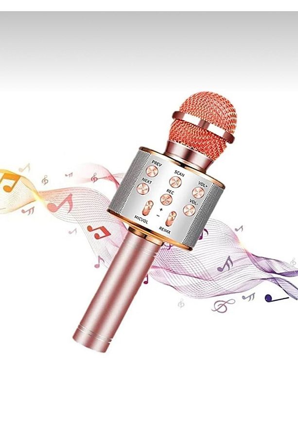 Kareoke Mikrofonu Bluetooth Mikrofon - 3