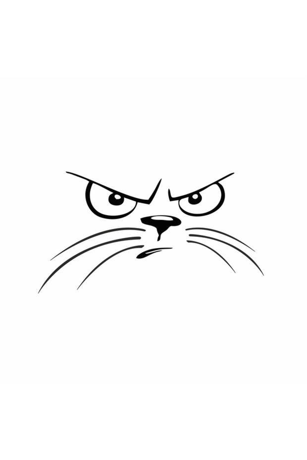 Cat Toilet Seat Sticker Black 20x10 cm