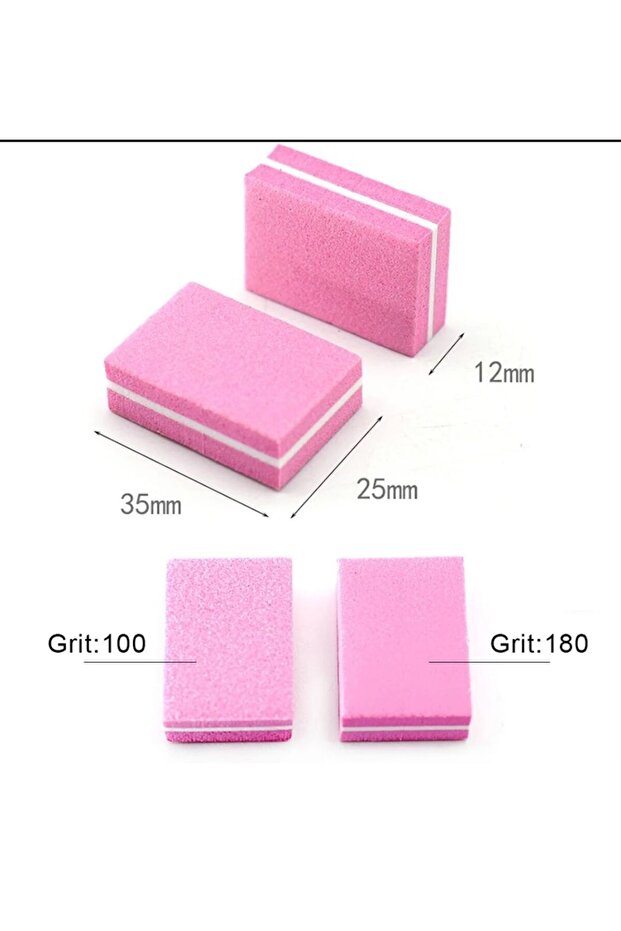 Mini Buffer 100/180 Grit 25 Adet - 2