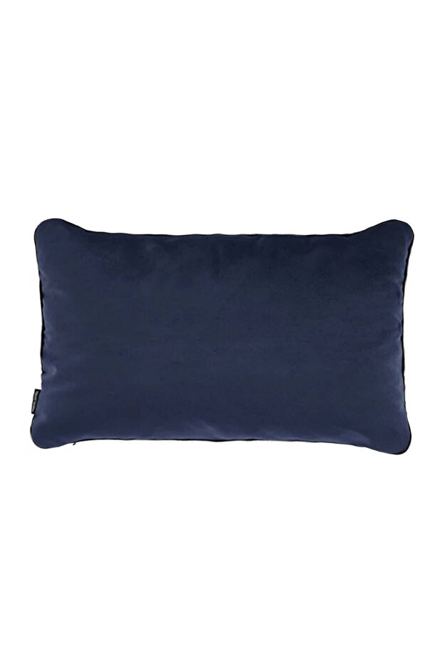 Pile Cushion Pillow Case Navy Blue Color 50X30