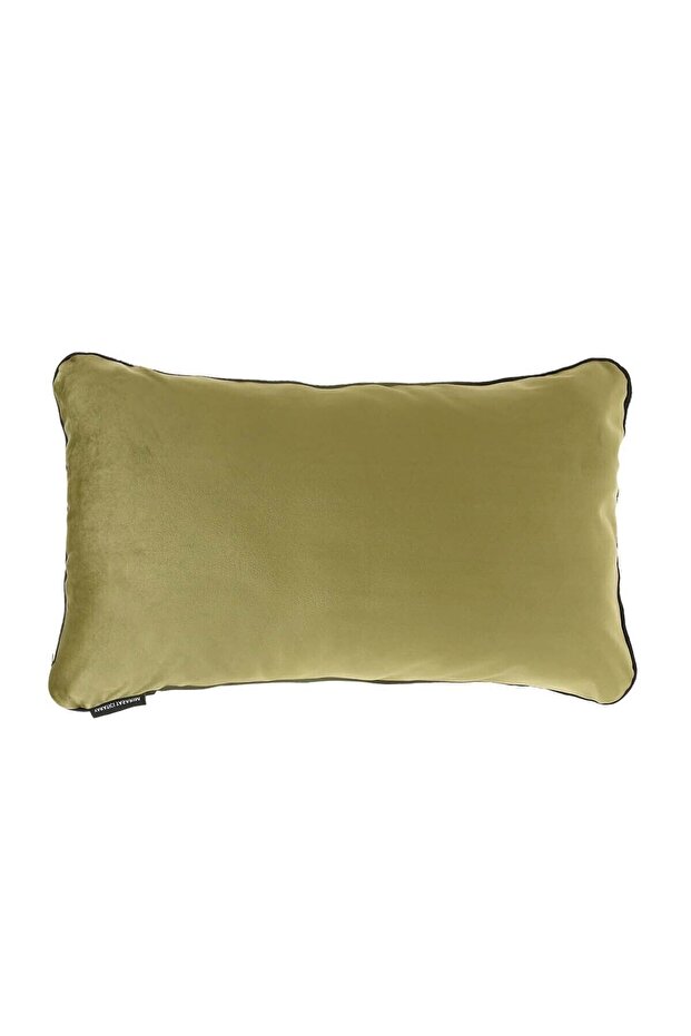 Pile Cushion Pillow Case Khaki Color 50X30