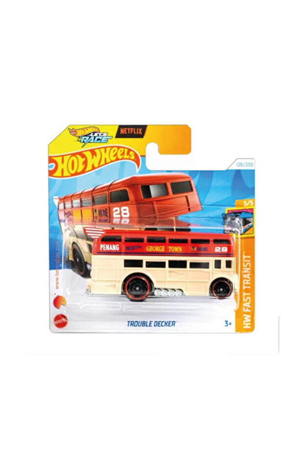 سيارات عادية واحدة بمقياس 1/64 HTB45 Hw Fast Transit/Trouble Decker