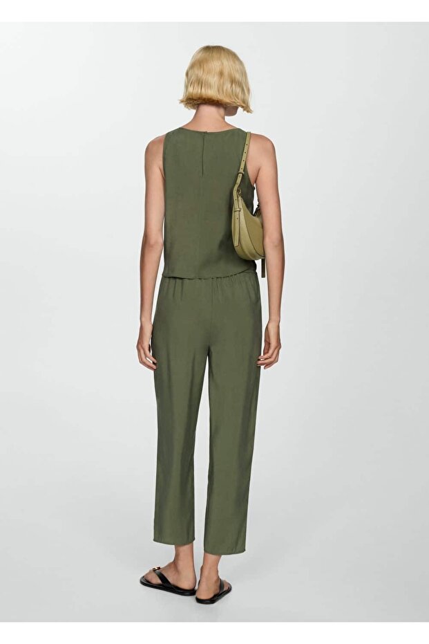 Modal düz kesim pantolon - 4