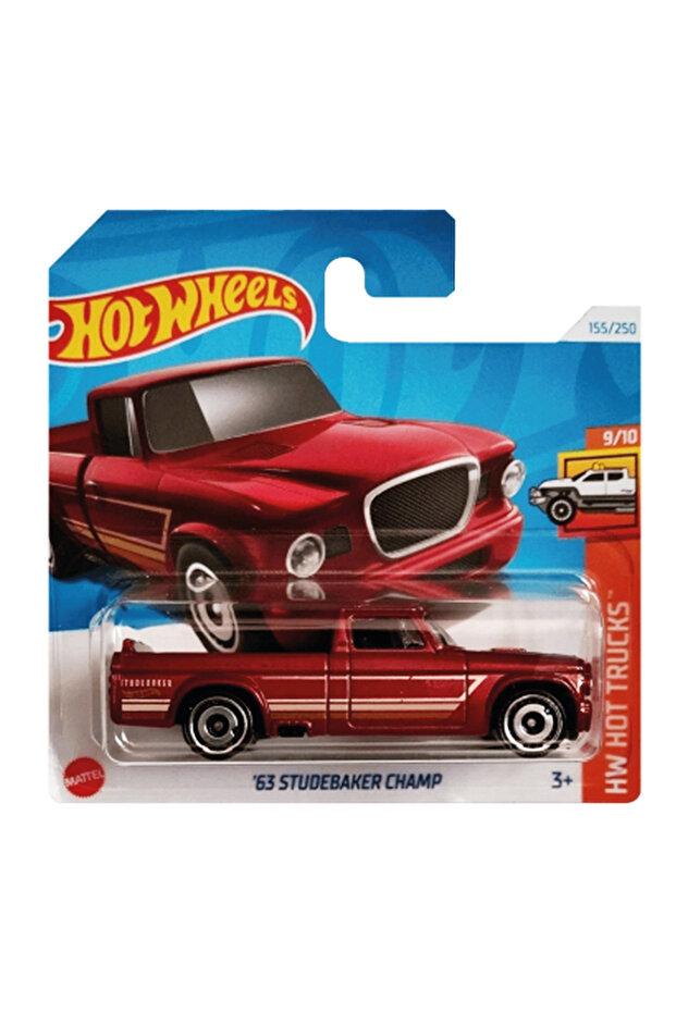 سيارات عادية واحدة بمقياس 1/64 HTC35 Hw Hot Trucks / '63 Studebaker Champ