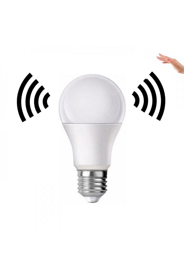 2 Adet Hareket Sensörlü Led Ampul Lamba 9 W Beyaz E27 - 1
