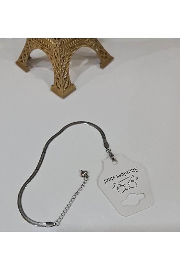 Silver Italian Chain Bracelet Does Not Rust And Tarnish