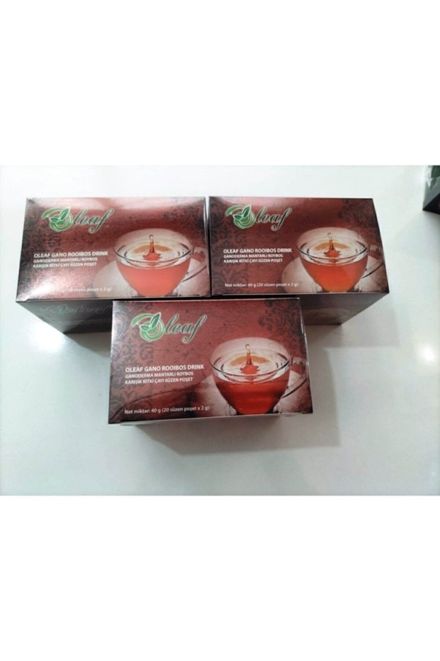 Gano Soap Oleaf Rooibos Mixed Herbal Tea 20 Pack 40g X 3 Pieces of Ganotea