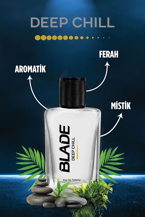 Deep Chill Edt Parfüm Erkek 70 ml & Deodorant 3x150 ml - 3
