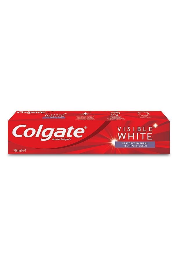 Visible White Maksimum Beyazlık Diş Macunu 75 ml X2 Adet, 360 Visible White Orta Diş Fırçası - 2